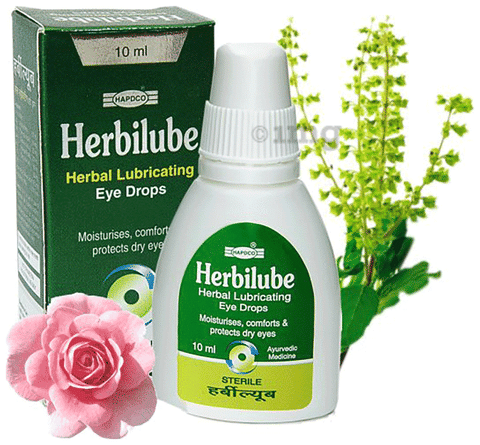 Hapdco Herbilube Herbal Lubricating Eye Drop: Buy bottle of 10.0 ml Eye Drop at best price in India | 1mg Hapdco Herbilube Herbal Lubricating Eye Drop: Buy bottle of 10.0 ml Eye Drop at best price in India | 1mg