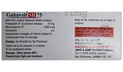 Gabavolt 75 Tablet SR image