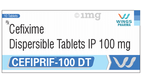 Cefiprif 100 DT Tablet image