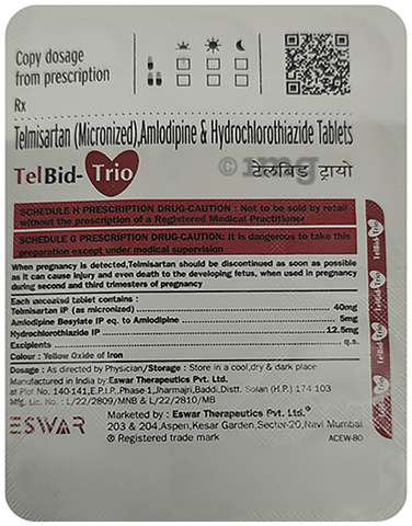 Telbid 40mg Tablet image Telbid 40mg Tablet image