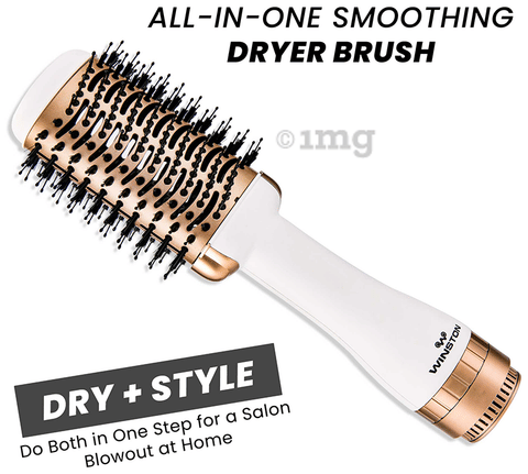 Winston Hair Blow Brush White