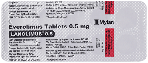 Lanolimus 0.5mg Tablet image
