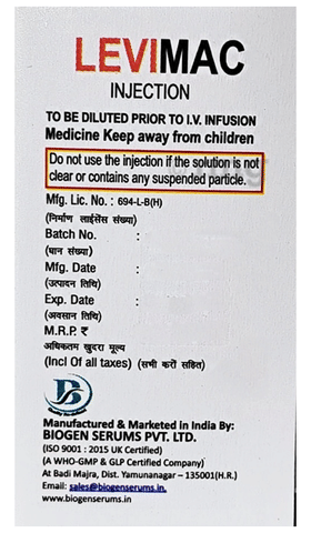 Levimac Injection image