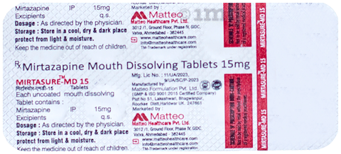 Mirtasure-MD 15 Tablet image