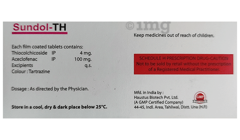 Sundol-TH Tablet image