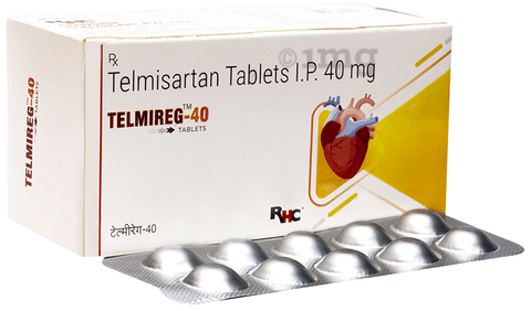 Telmireg 40 Tablet image Telmireg 40 Tablet image