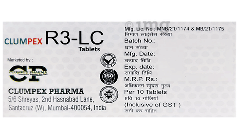 Clumpex R3-LC Tablet image Clumpex R3-LC Tablet image