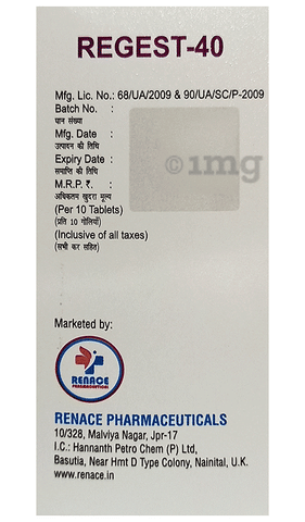 Regest 40 Tablet image