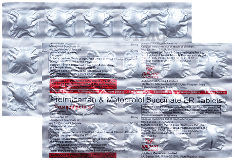 Telmijub Beta 50 Tablet ER image Telmijub Beta 50 Tablet ER image