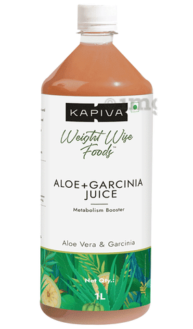 Kapiva Aloe Vera + Garcinia Juice | Weight Management & Detox: Buy bottle  of 1.0 Ltr Juice at   in India | 1mg