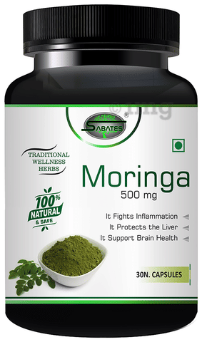 Sabates Moringa 500mg Capsule image Sabates Moringa 500mg Capsule image