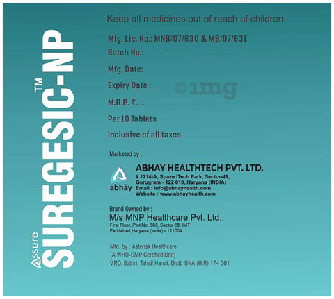 Suregesic-NP Tablet image Suregesic-NP Tablet image
