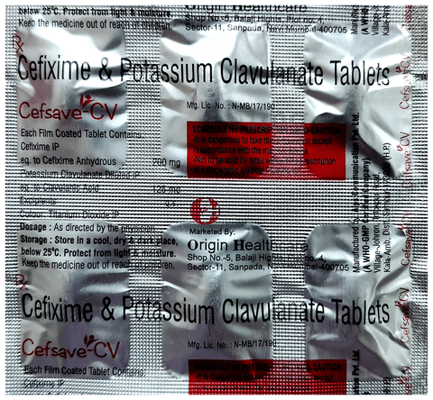 Cefsave-CV Tablet image Cefsave-CV Tablet image