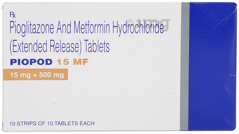 Piopod 15 MF Tablet ER image Piopod 15 MF Tablet ER image