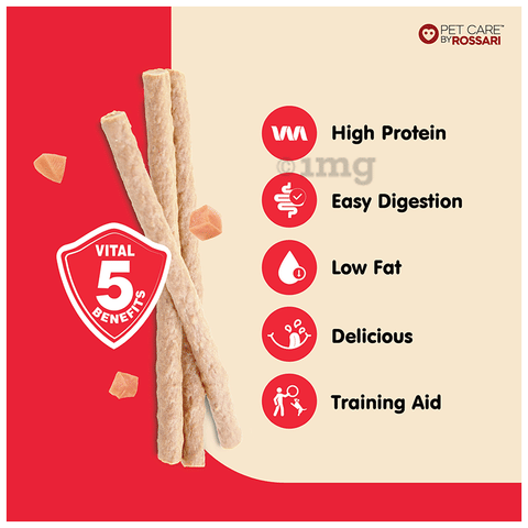 Zippy Chick N' Stix Sticks for Dog Milk: Buy packet of 100.0 gm