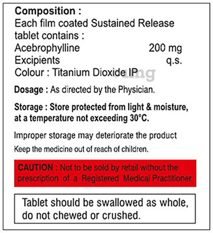Acebraux SR 200 Tablet