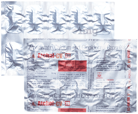 Atchol CV 20mg/75mg Capsule image Atchol CV 20mg/75mg Capsule image