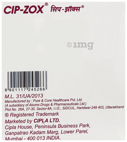 Cip-Zox Tablet image