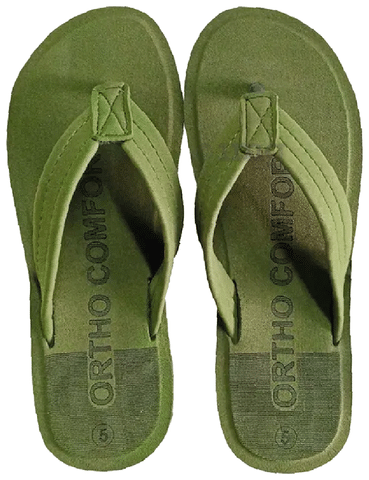Tata 1mg Ortho Slippers - Women Size 6 Olive Green: Buy packet of