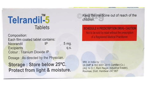 Telrandil 5 Tablet image