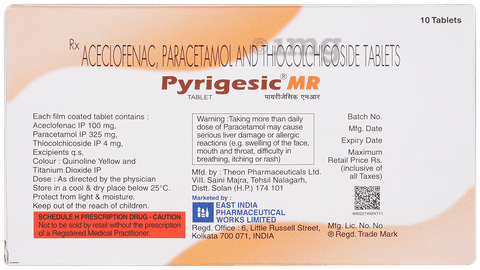 Pyrigesic MR Tablet image
