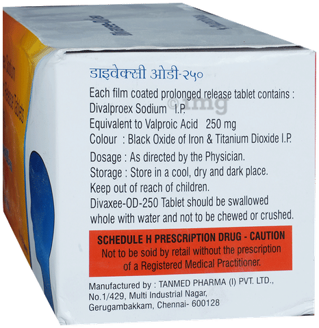 Divaxee OD 250 Tablet PR image