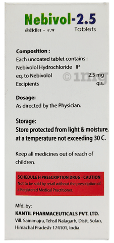 Nebivol 2.5mg Tablet image