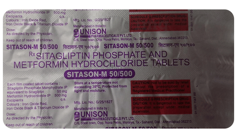 Sitason-M 50/500 Tablet image