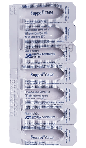 Suppol Child Suppository image Suppol Child Suppository image
