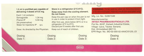 Semaneo 0.5mg Injection Combipack image