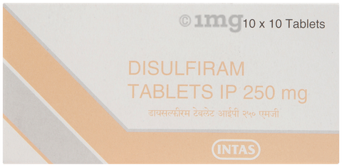 Disulfiram 250mg Tablet image Disulfiram 250mg Tablet image