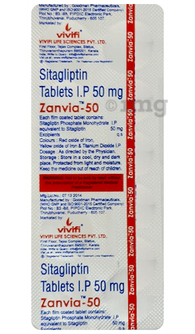 Zanvia 50 Tablet image
