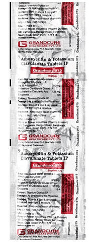 Grandmox 375mg Tablet image Grandmox 375mg Tablet image