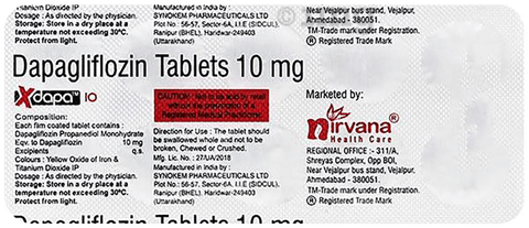 Xdapa 10mg Tablet image