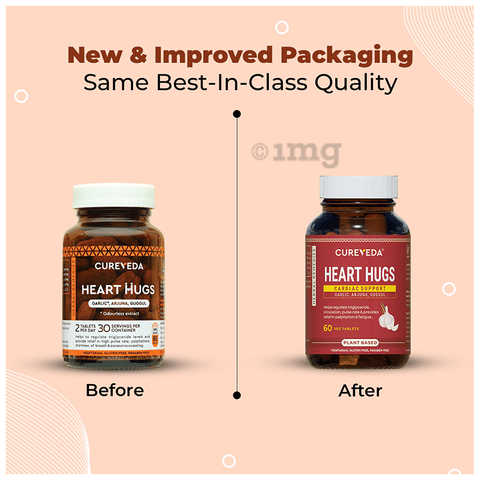 Cureveda Heart Hugs Tablet: Buy bottle of 60.0 tablets at best