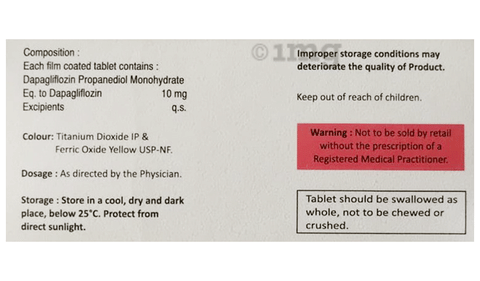 Dapazenic 10 Tablet image