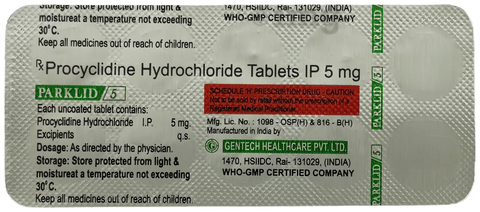 Parklid 5mg Tablet image Parklid 5mg Tablet image