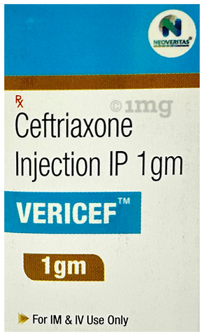 Vericef 1gm Injection