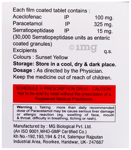 Aconfin-SP Tablet image