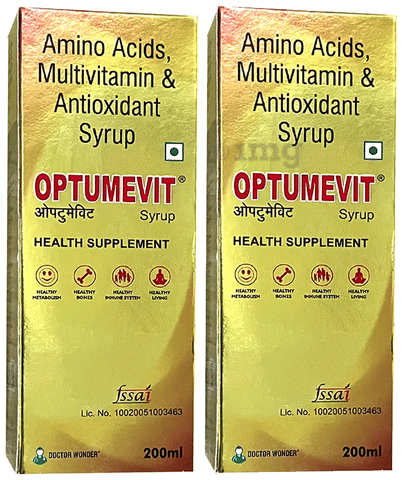 Optumevit Multivitamin Syrup (200ml Each) image