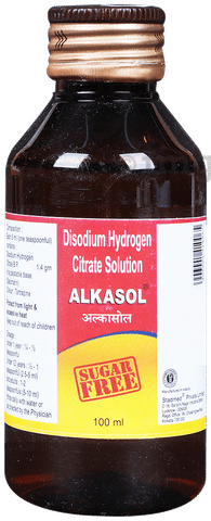 Alkasol Oral Solution Sugar Free image Alkasol Oral Solution Sugar Free image