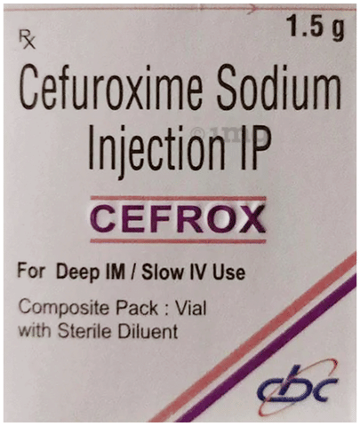 Cefrox 1.5gm Injection image
