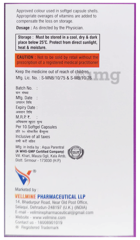 Calsab-K2 7 Softgel Capsule image Calsab-K2 7 Softgel Capsule image