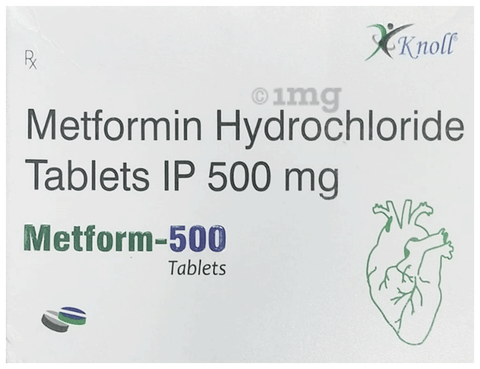 Metform 500mg Tablet image