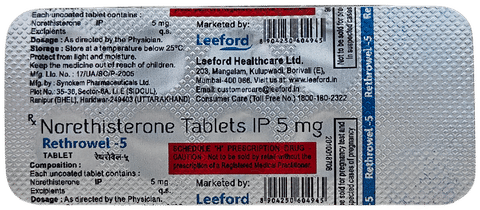 Rethrowel 5mg Tablet image