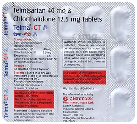 Telma-CT 40/12.5 Tablet image