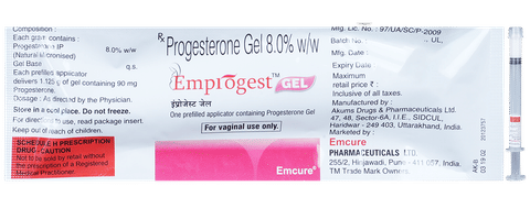 EMPRogest 8% Vaginal gel image
