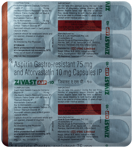 Zivast ASP 10 Capsule image