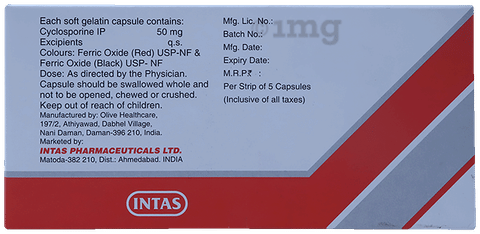 Sprintas 50mg Capsule image Sprintas 50mg Capsule image