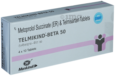 Telmikind Beta 50 Tablet ER image